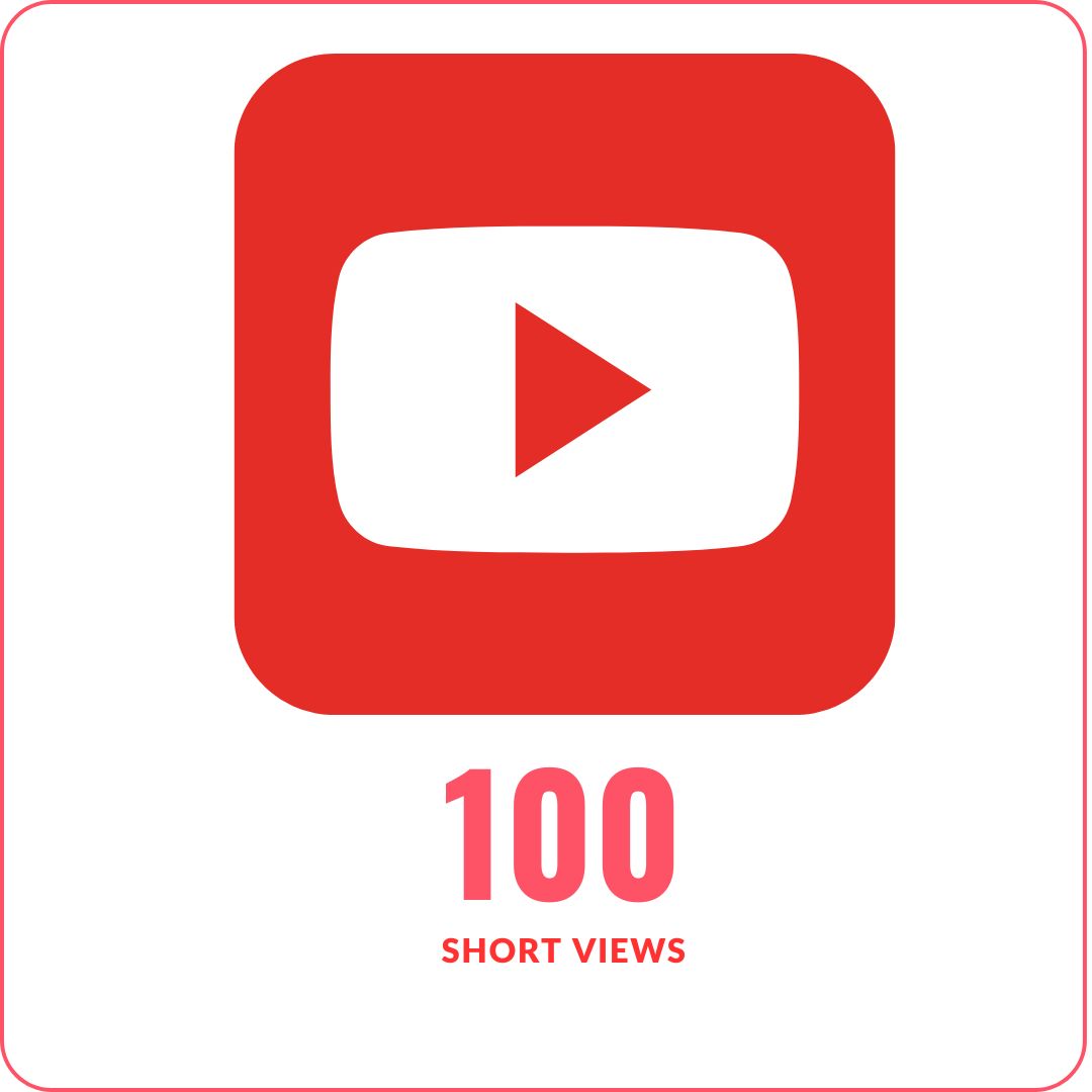 100 YouTube Short Video Views – Boost Your Video Visibility!